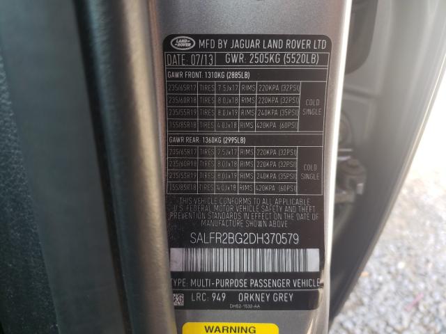 2013 LAND ROVER LR2 HSE SALFR2BG2DH370579