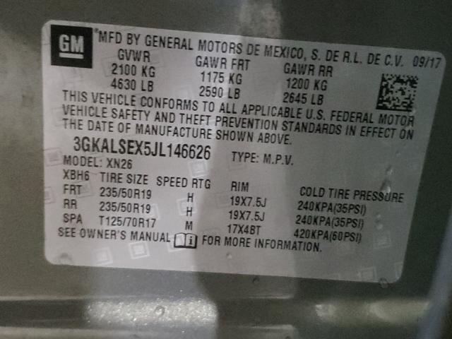 2018 GMC TERRAIN DE 3GKALSEX5JL146626