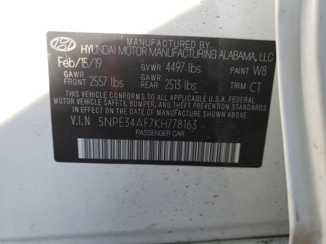 2019 HYUNDAI SONATA LIM 5NPE34AF7KH778163
