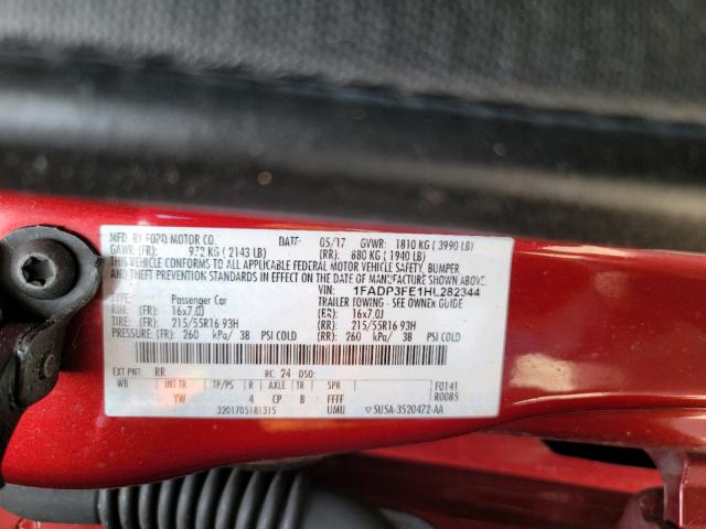 2017 FORD FOCUS SE 1FADP3FE1HL282344