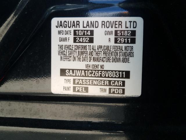 2015 JAGUAR XJ SAJWA1CZ6F8V80311