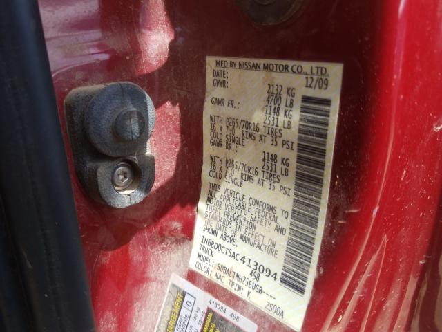 2010 NISSAN FRONTIER K 1N6BD0CT5AC413094