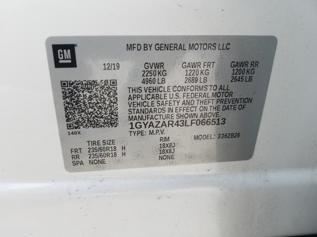 2020 CADILLAC XT4 LUXURY 1GYAZAR43LF066513