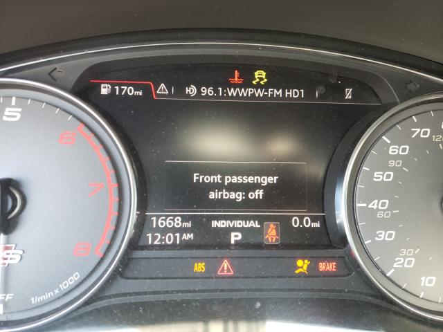 2019 AUDI S5 PREMIUM WAUN4AF58KA067149