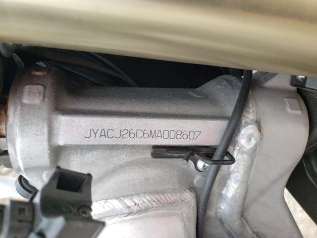 2021 YAMAHA YZ450 F JYACJ26C6MA008607