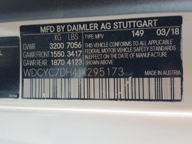 2018 MERCEDES-BENZ G 63 AMG WDCYC7DH4JX295173