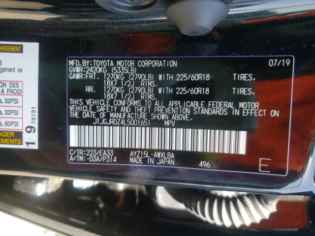 2020 LEXUS NX 300H JTJGJRDZ4L5001651