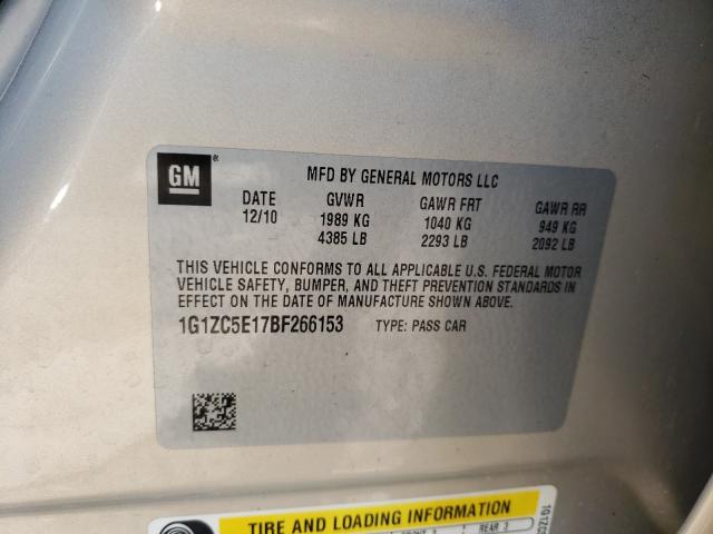 2011 CHEVROLET MALIBU 1LT 1G1ZC5E17BF266153