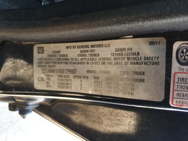 2011 GMC CANYON SLE 1GTJ6MFE4B8125908