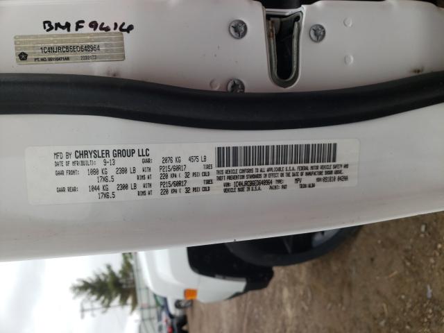 2014 JEEP PATRIOT LI 1C4NJRCB6ED648964