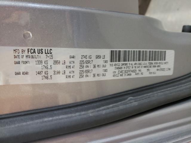 2015 CHRYSLER TOWN & COU 2C4RC1BG3FR740929