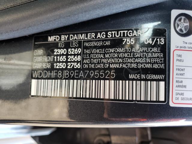 VIN 5NPDH4AE2DH282808 2014 MERCEDES-BENZ E 350 4MAT no.10