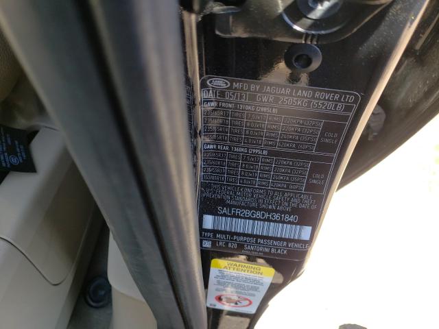 2013 LAND ROVER LR2 HSE SALFR2BG8DH361840