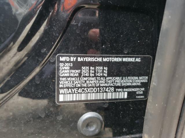 2013 BMW 740 LI WBAYE4C5XDD137428