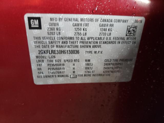 2017 GMC TERRAIN DE 2GKFLRE30H6130036