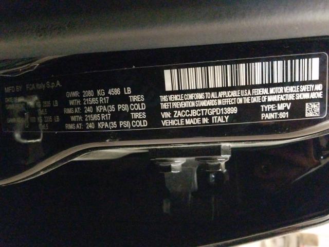 2016 JEEP RENEGADE T ZACCJBCT7GPD13899