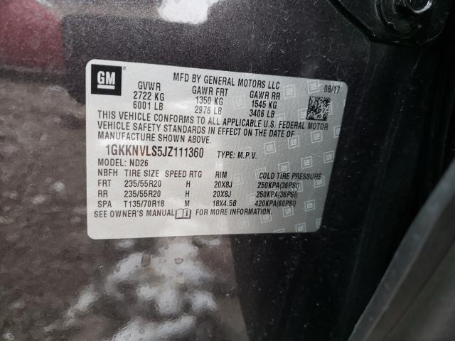 2018 GMC ACADIA ALL 1GKKNVLS5JZ111360
