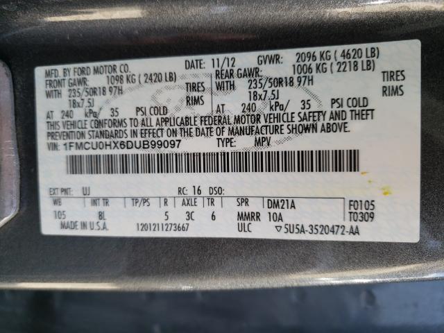 VIN 5TDBZRBH5MS094921 2021 Toyota Highlander, LE no.10