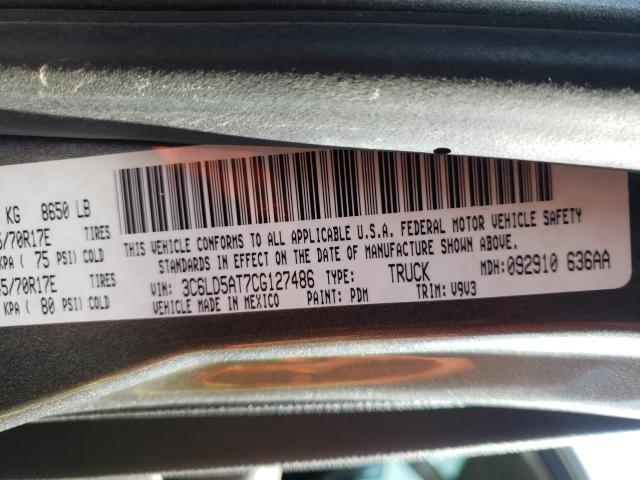 2012 DODGE RAM 2500 S 3C6LD5AT7CG127486