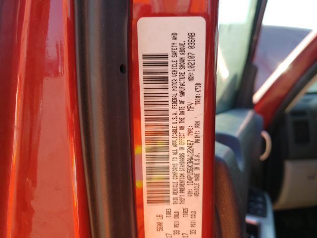 2010 DODGE NITRO SXT 1D4PU5GK3AW122487