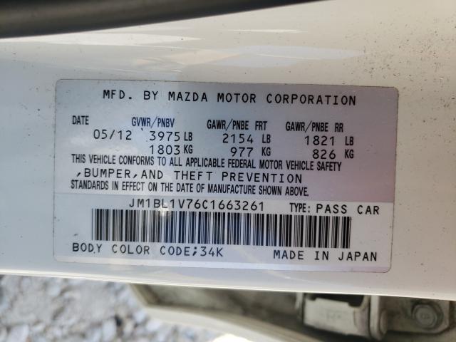 VIN 4T1DAACK7SU521595 2012 MAZDA 3 I no.10