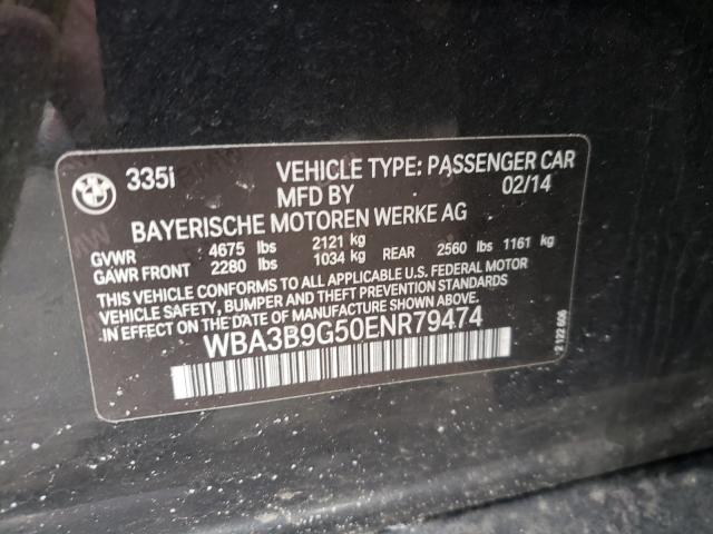 2014 BMW 335 XI WBA3B9G50ENR79474