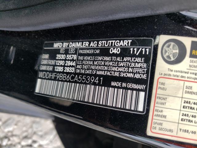 2012 MERCEDES-BENZ E 550 4MAT WDDHF9BB6CA553941