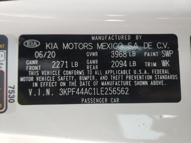 2020 KIA FORTE GT 3KPF44AC1LE256562