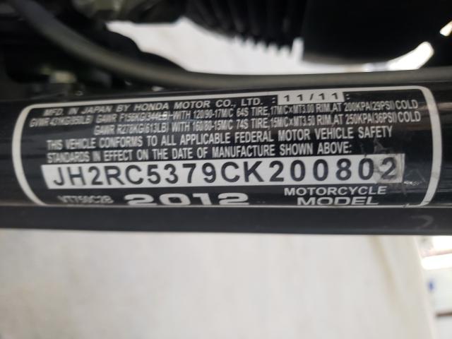 2012 HONDA VT750 C2B JH2RC5379CK200802