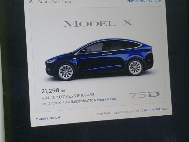 2018 TESLA MODEL X 5YJXCAE23JF106483