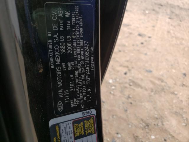 2017 KIA FORTE 3KPFK4A71HE082427