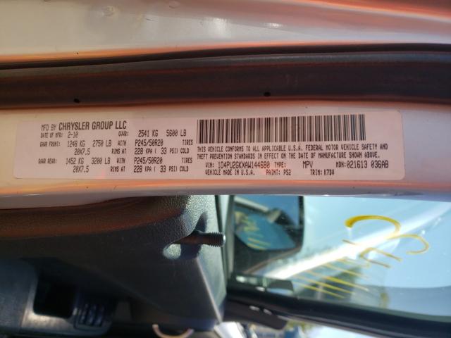 2010 DODGE NITRO SE 1D4PU2GKXAW144680