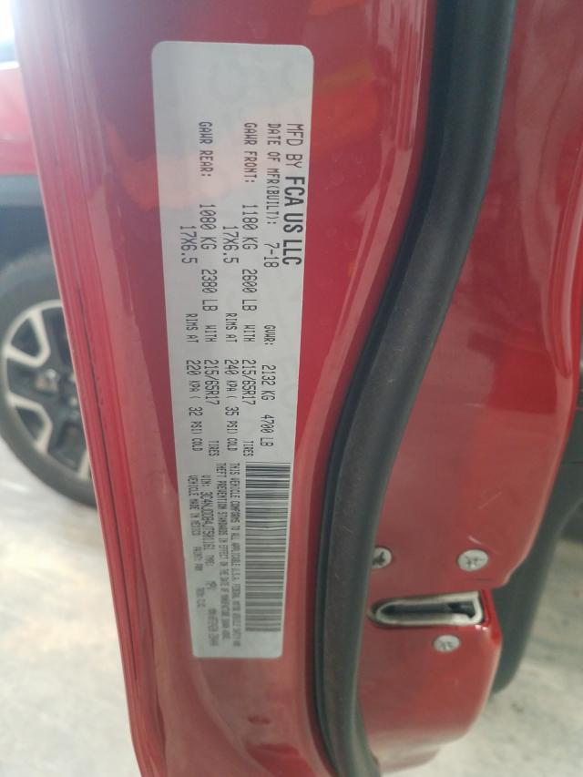 2018 JEEP COMPASS TR 3C4NJDDB4JT501161