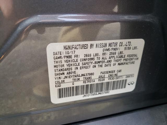 2018 INFINITI Q50 LUXE JN1EV7AR4JM437980