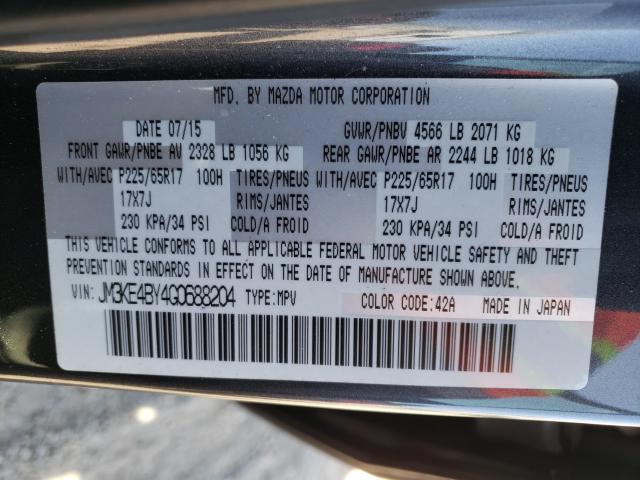 2016 MAZDA CX-5 SPORT JM3KE4BY4G0688204