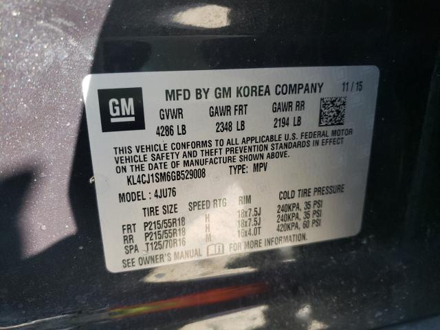 2016 BUICK ENCORE SPO KL4CJ1SM6GB529008