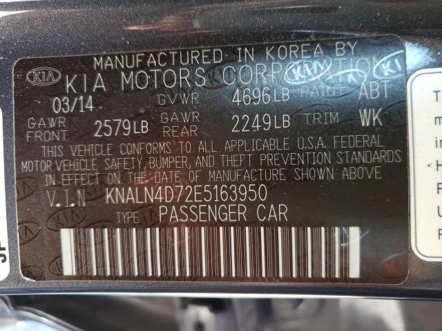 2014 KIA CADENZA PR KNALN4D72E5163950