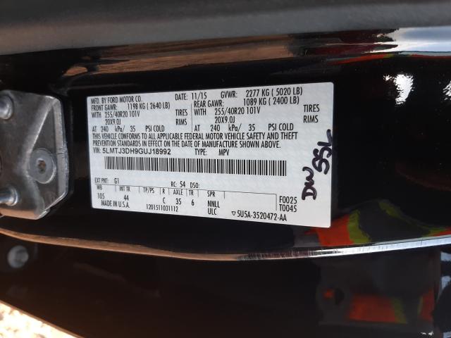 2016 LINCOLN MKC RESERV 5LMTJ3DH9GUJ18992