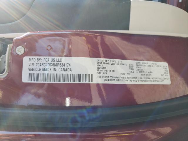 2021 CHRYSLER VOYAGER LX 2C4RC1DG6MR534174