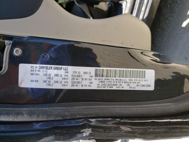 2012 CHRYSLER TOWN & COU 2C4RC1CG6CR182004