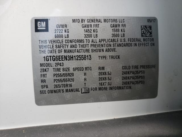 2017 GMC CANYON DEN 1GTG6EEN3H1255813