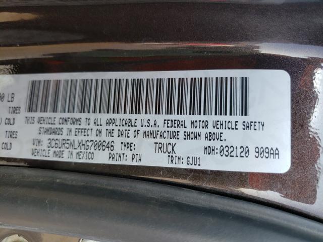 2017 RAM 2500 LARAM 3C6UR5NLXHG700646