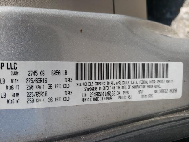 2010 CHRYSLER TOWN&COUNT 2A4RR5D11AR132134