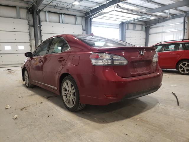 2010 LEXUS HS 250H JTHBB1BA6A2008249