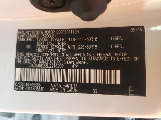 2020 LEXUS NX 300 F-S JTJSARDZ3L2218202