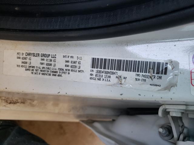 2011 DODGE AVENGER EX 1B3BD4FB6BN598471