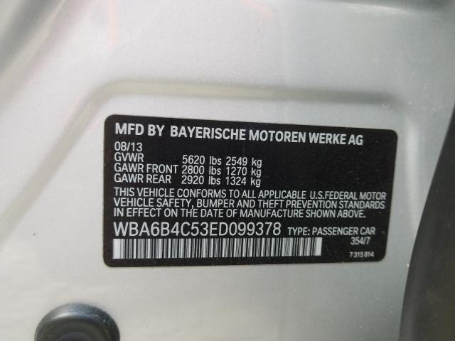 VIN WBA6B4C53ED099378 2014 BMW 6 Series, 650 Xi Gra... no.10