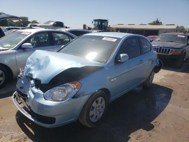 2010 HYUNDAI ACCENT BLU KMHCM3AC1AU184835