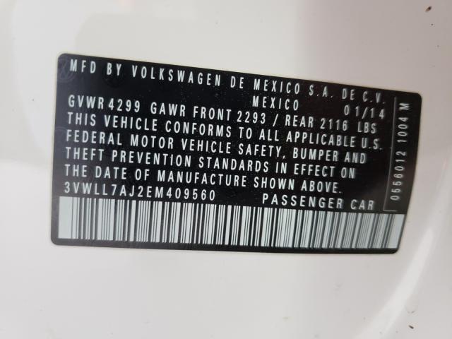 2014 VOLKSWAGEN JETTA TDI 3VWLL7AJ2EM409560
