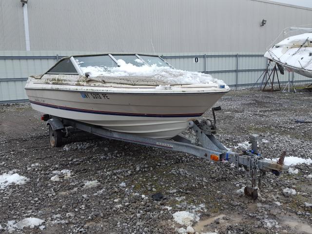Salvage boats for sale at Leroy, NY auction: 1983 Bayliner Capri